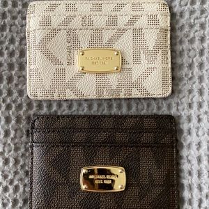 Michael Kors set of 2 card case